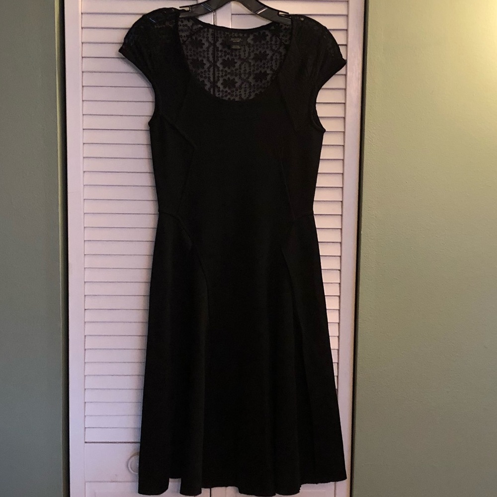 Deletta black dress A line